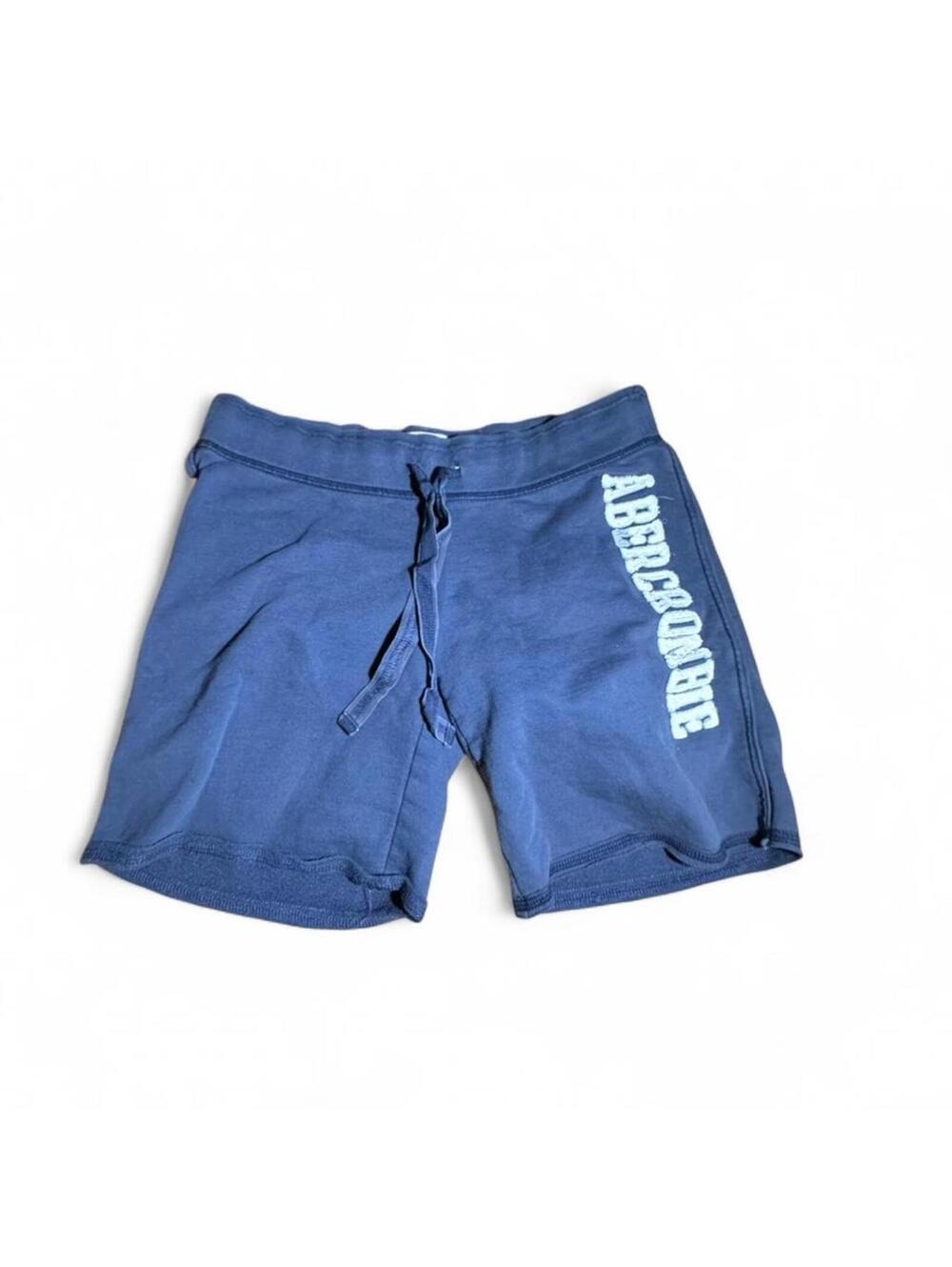 Vintage Y2K Abercrombie & Fitch Navy Sweat Shorts Size XS
